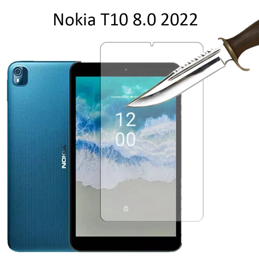 

1/2/3PCS For Nokia T10 8.0 8'' Tempered glass screen protector for Nokia tablet Protective film 9H hardness