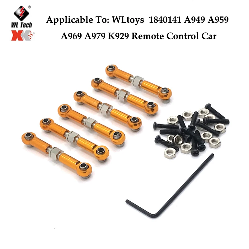 Wltoys 184011 A959 A959-B A949 A969 A979 K929 Metal Oil Shock Absorber Damper for 1/18 RC Car Upgrades Parts Accessories