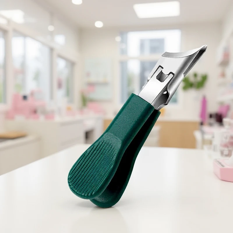 أداة العناية بالقدم من الفولاذ المقاوم للصدأ لتقويم العمود الفقري المهنية الحادة المائلة الفم مسمار كليبرز المتقلب القواطع مكافحة حبال أدوات العناية