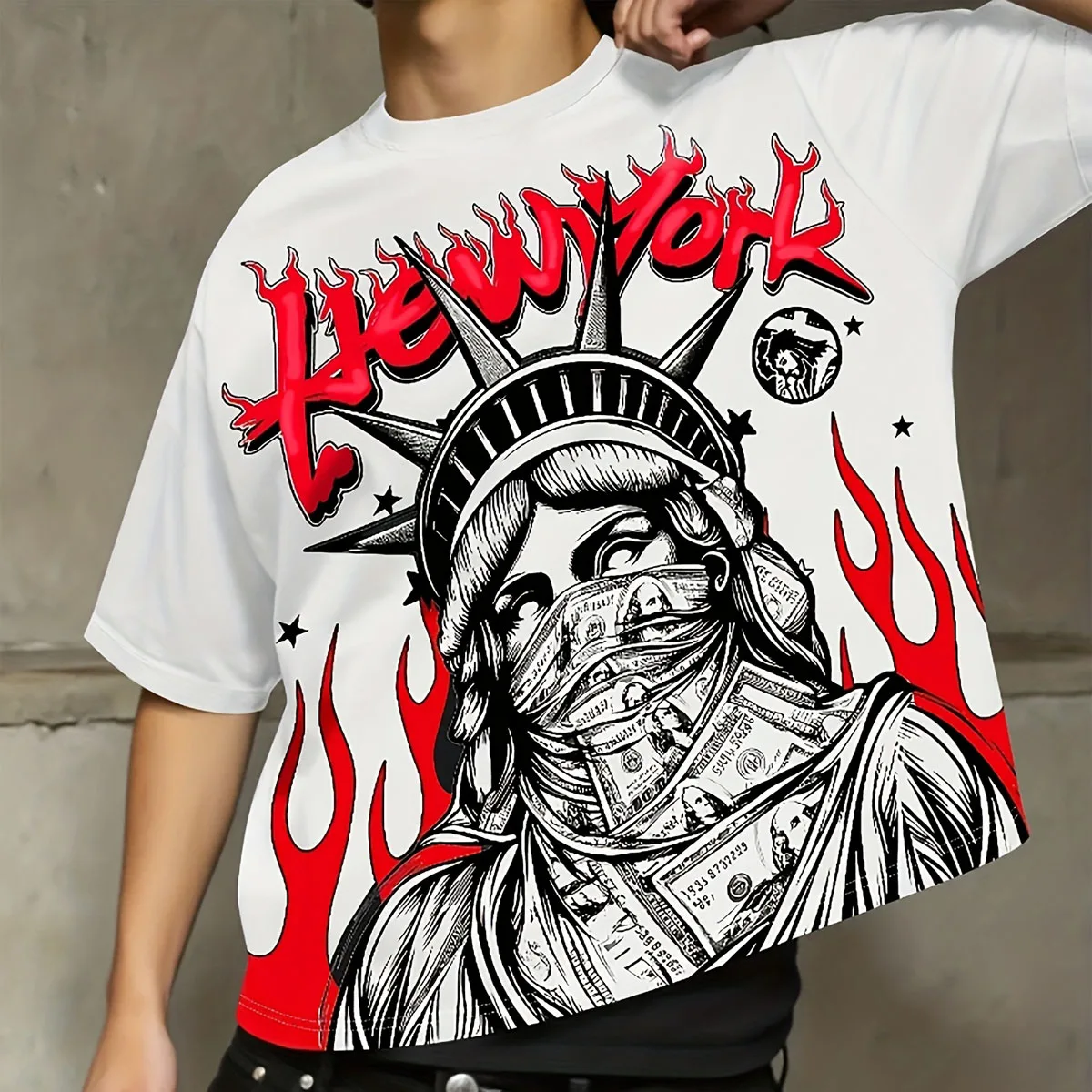 

Футболка мужская 2026 World Tour Concert с двусторонним принтом (названия песен на спине), короткий рукав, для фанатов музыки, мерч для турне