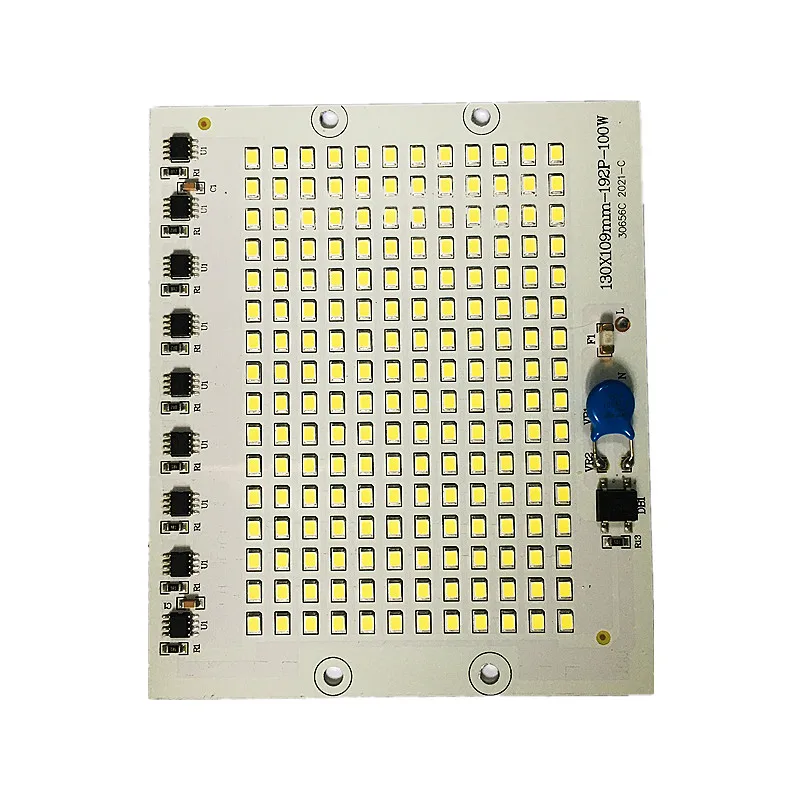 LED COB الكاشف لوحة وحدة SMD 2835 10 واط 20 واط 30 واط 50 واط 100 واط AC220V LED مصباح أبيض 6000-6500 كيلو 5 قطعة