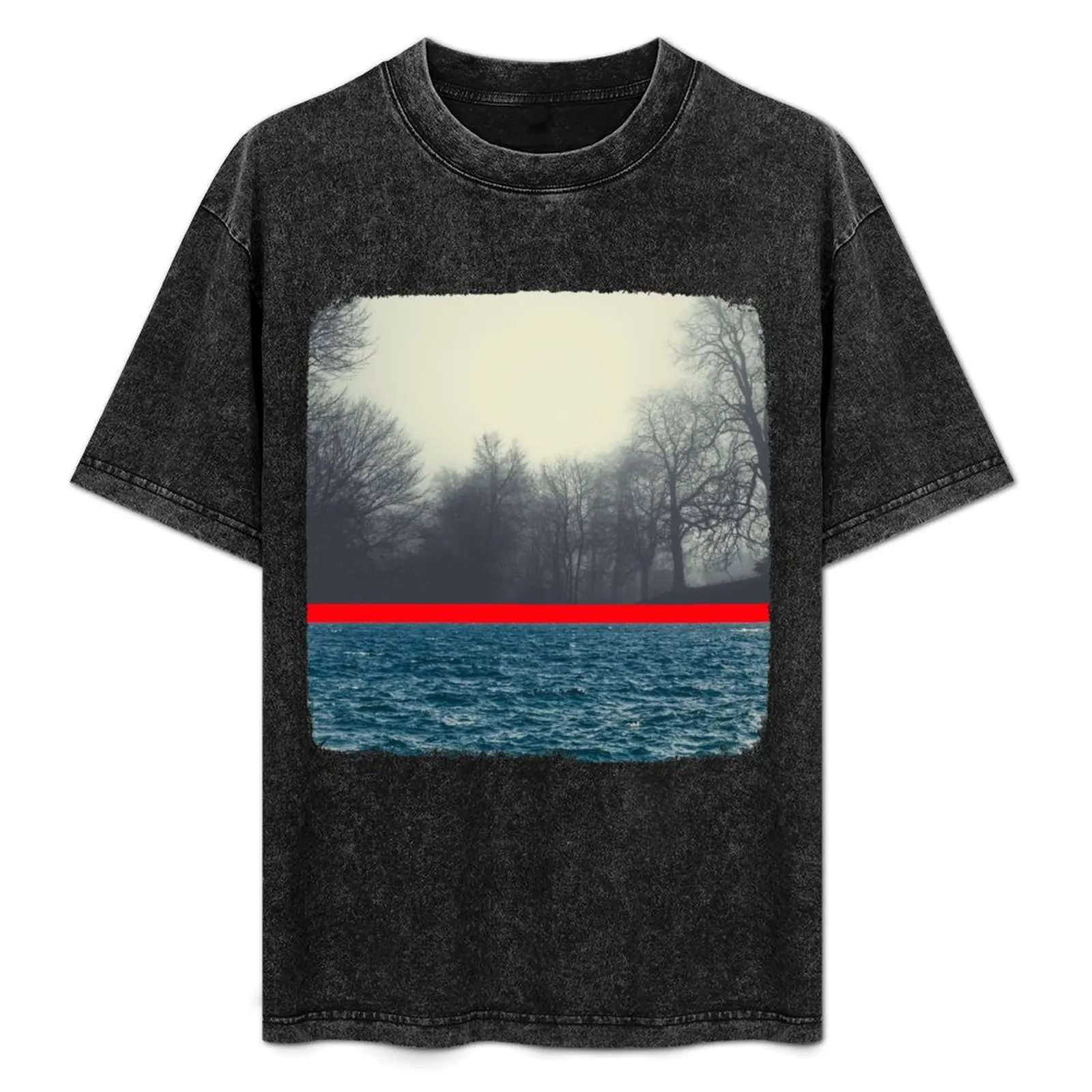 

unrelated - seascape and forest conversation T-Shirt Essential Solid Color T-Shirt
