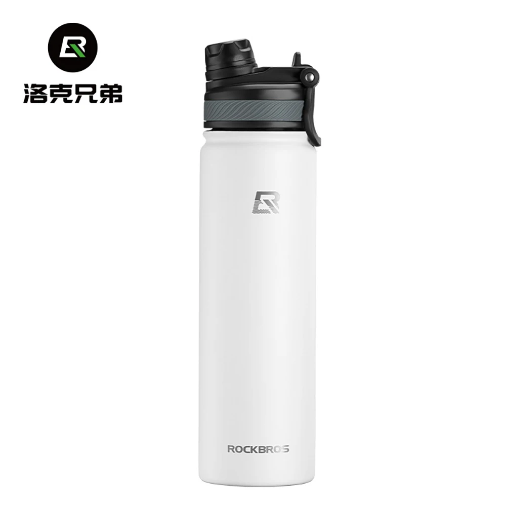 ROCKBROS 1,2L Isolierte Fahrrad-Trinkflasche Sport-Trinkflasche Rutschfest 304 Edelstahl Vakuum Kalt- und Heiß-Thermobecher – Detail 16
