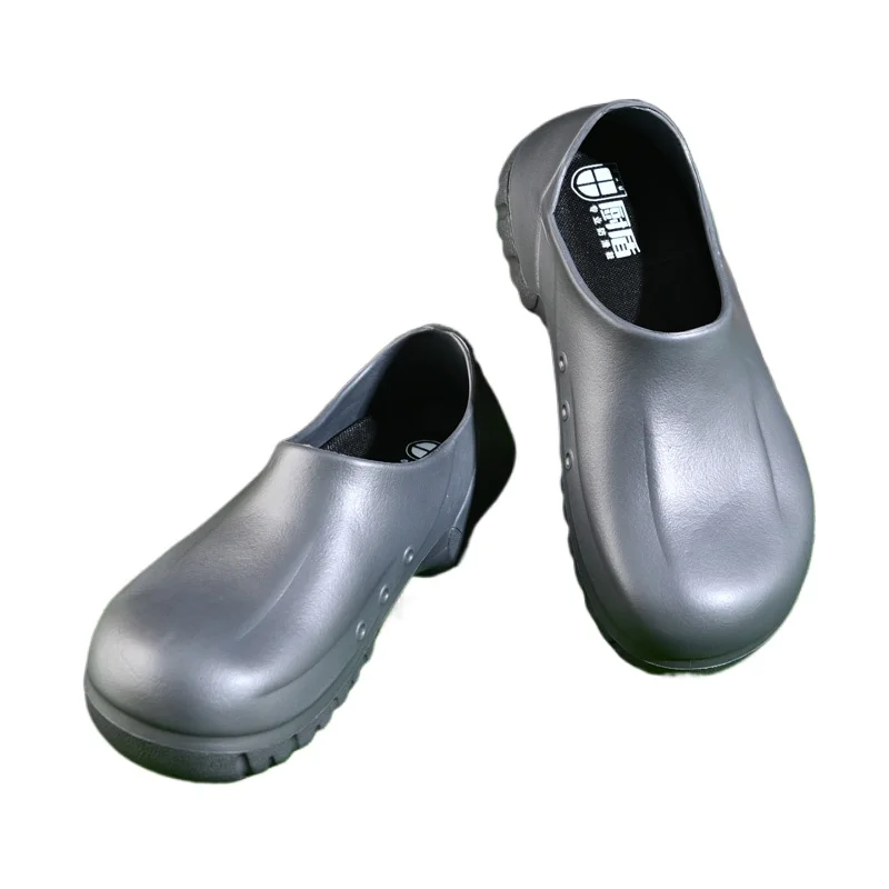 Plus Size Leisure Chef Shoes Non-Slip, Waterproof and Oil Resistant Men's Kitchen Professional Work Wear-Resistant