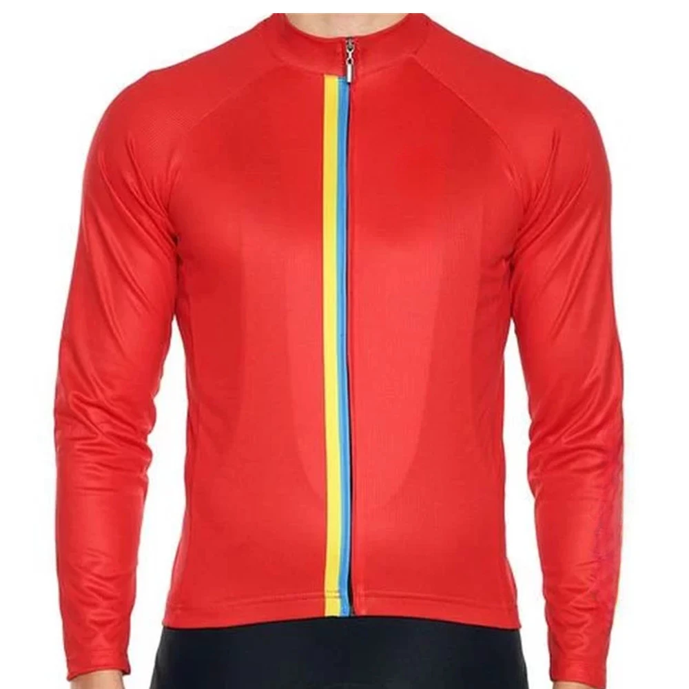 Men\'s Pro Team Long Sleeves Cycling Jersey 2023 Spring Autumn Bicycle Cycling  Breathable Clothing