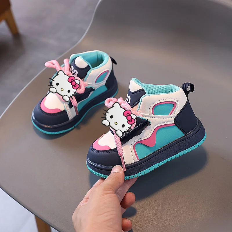 

Sanrio dopamine baby cartoon toddler shoes hello kitty kids sports shoes boys board shoes high top girls bread casual shoes