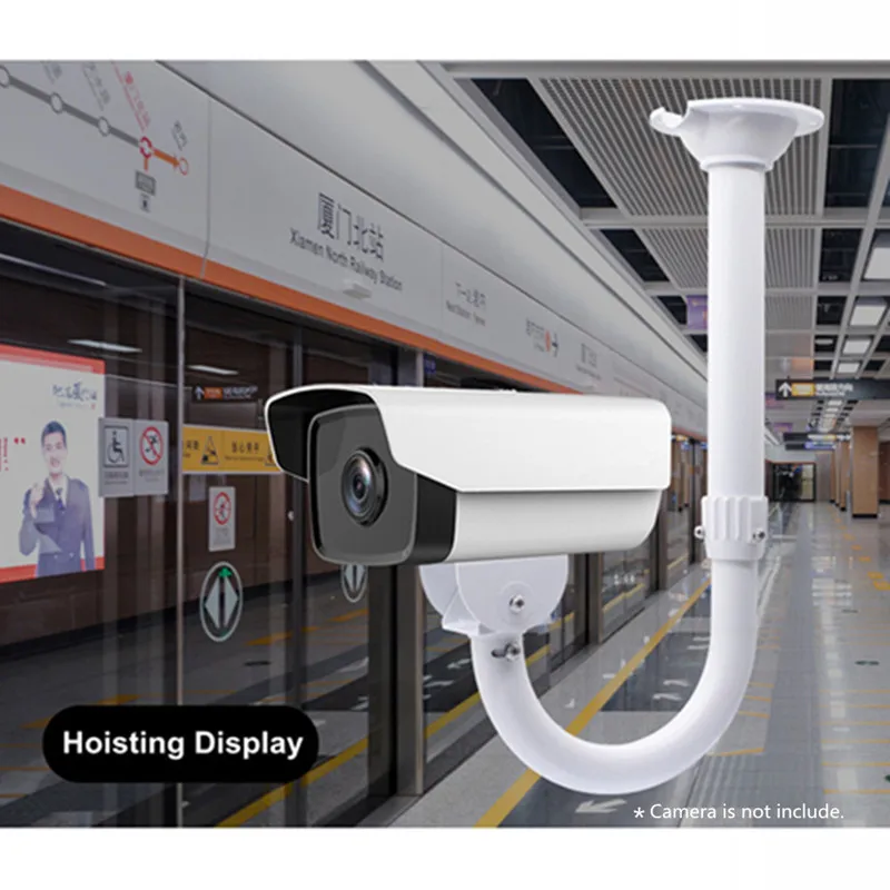 U-shaped Thickened Elbow Duckbill Universal Security CCTV Camera Ceiling Mount Bracket Extension Rod Camera Telescopic Support