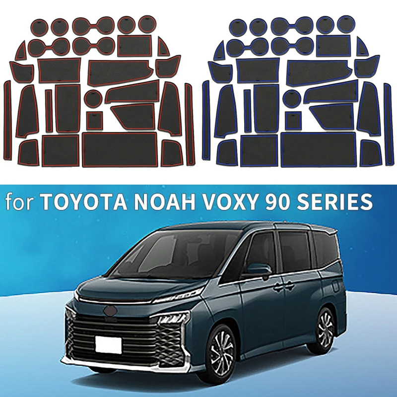 

Car Door Groove Mat For Toyota NOAH VOXY 90 Series 2022 Door Slot Pads Modified Dust Pad Storage Pad Car Interior Accessorie