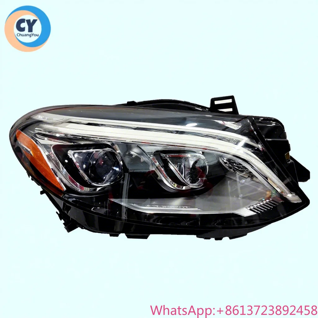 For Mercedes-benz GLE AMG W166 Headlight 2015-2019 Original Headlamp GLE320 350d 250d 400 450 300d GLE63 43 USA Geometric Light