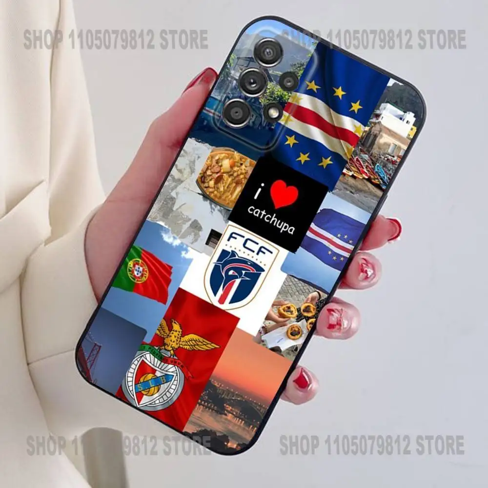 حافظة هاتف كيب فيردي لهاتف سامسونج S24,21,22,23,30,Ultra,20,Plus,Note,10,9,حافظة سيليكون ناعمة سوداء #4