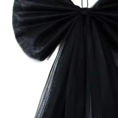 Extra Large For Organza Bow With Long Flowing Ribbons For Christmas Tree Window Wall Holiday Party Decoration Ornaments