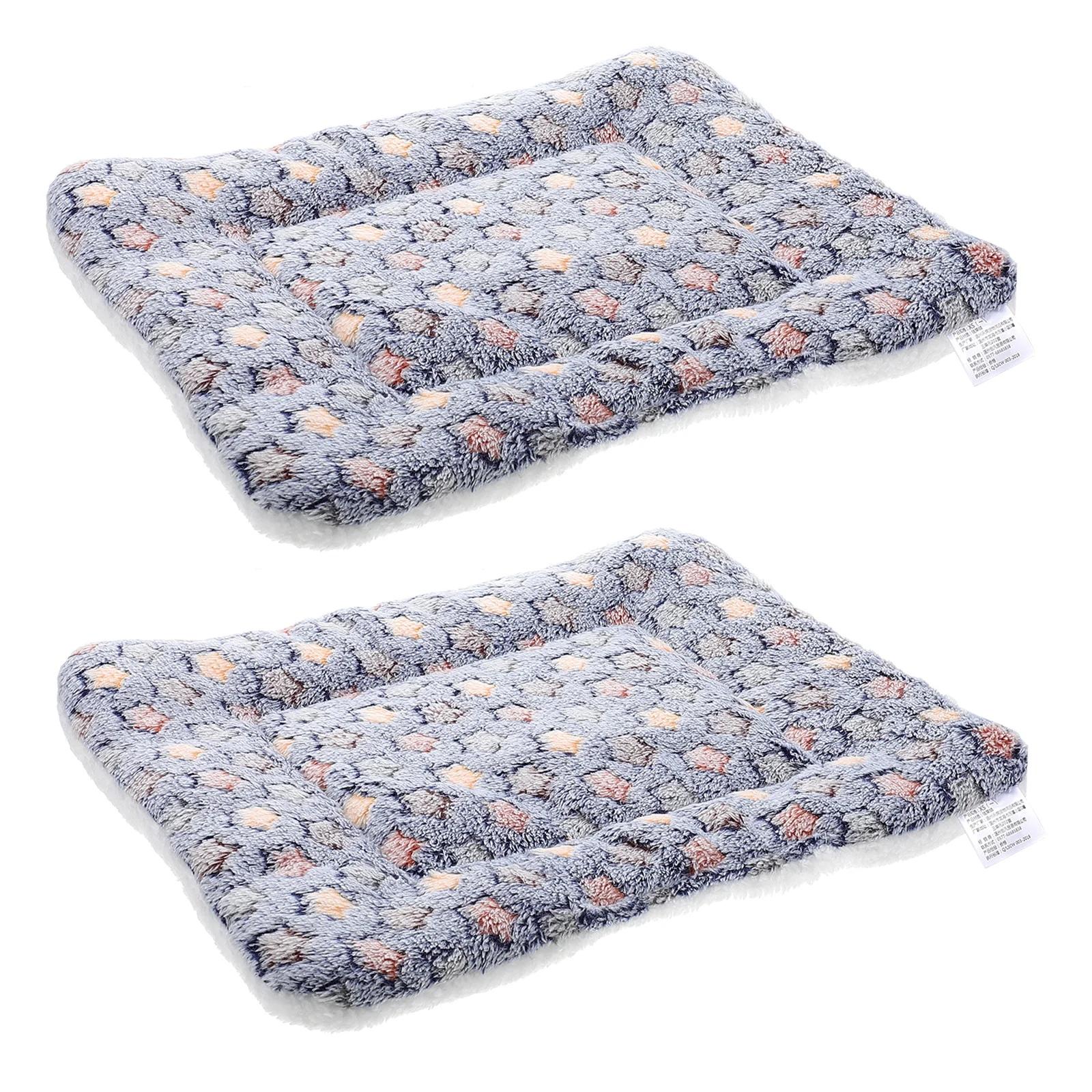 

2pcs Pet Floor Pad Dog Sleeping Warm Soft Indoor Cat Mat For Winter Dog Mats Pet Warm Floor Mat Puppy Warming Cushion