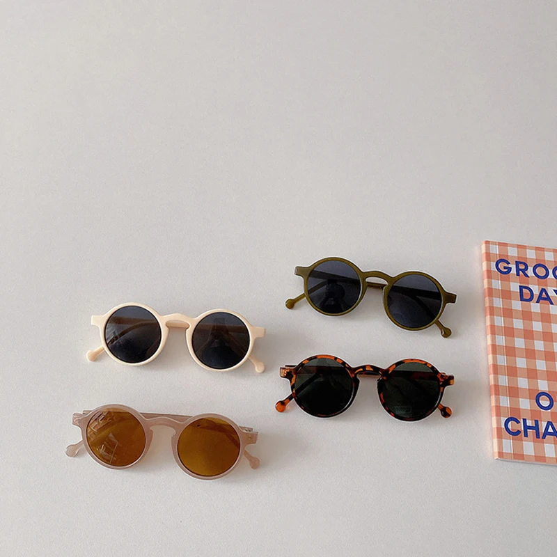 2025 Small Round Frame Baby Sunglasses Fashion Glasses Children's Sunglasses Retro image 3