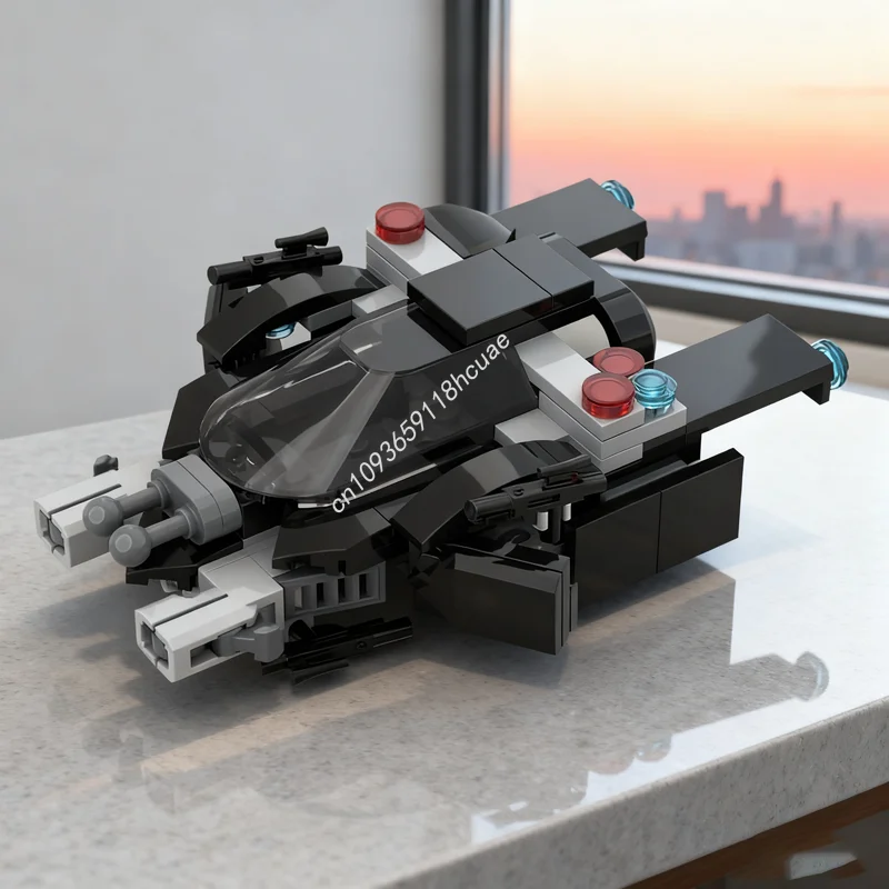 

99 шт. MOC Little Space Ship Star Battle Модель Строительные блоки Игрушки Архитектура DIY Рождественский подарок Идея Кирпич Дети День рождения