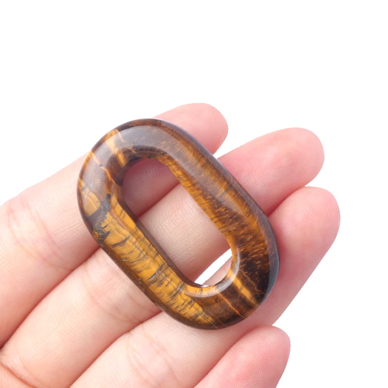 1pc 23x38mm Natural Stone Crystal Pendant Number Zero Shape Charms for Jewelry Making Supplies DIY Necklace Earrings Accessories