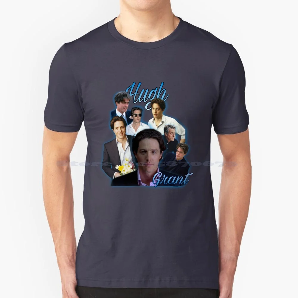 Hugh Grant T Shirt 100% Cotton Tee Hugh Grant Daniel Cleaver Bridget Jones Nothing Hill Dilf