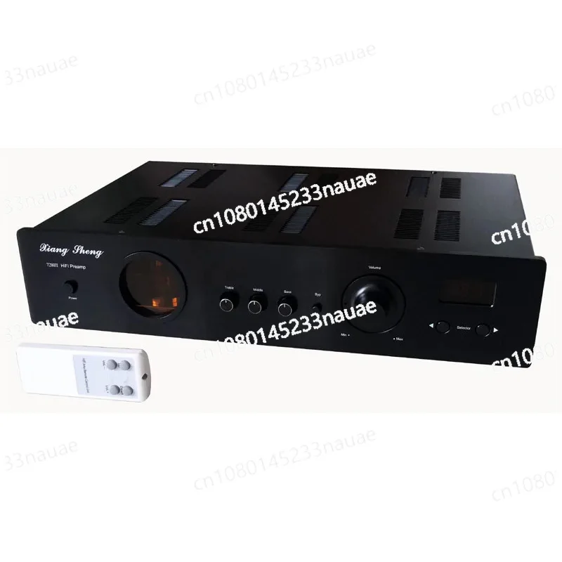 Latest High End XiangSheng 728A Vacuum 12AT7 12AU7 Pre Amplifier Stereo HiFi Preamp Audio Tube Preamplifier  Remote Control