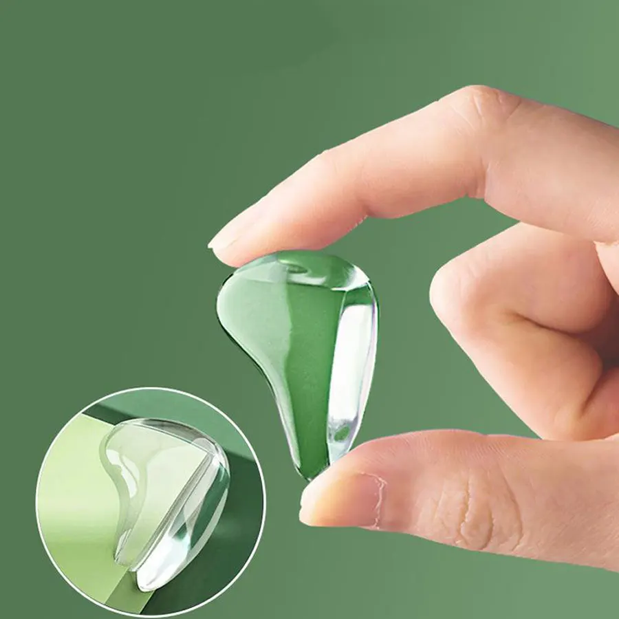 

10 pcs Children's Anti-collision Table Corner Transparent Anti-collision Corner Protection Furniture Silicone Protective Cover