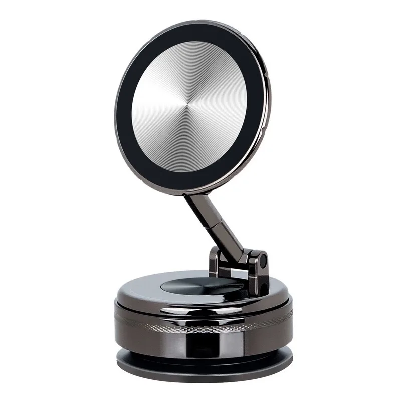 

All-metal vacuum magnetic suction bracket, nano-Epoxy vacuum suction cup, car mobile phone magnetic suction bracket
