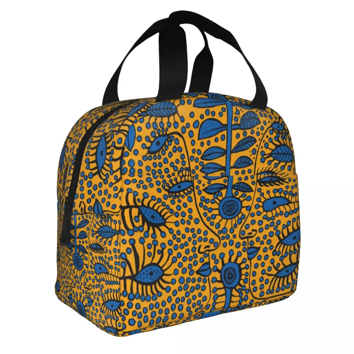 Custom Yayoi Kusama Insulated Lunch Bags for Women Conversations In Heaven Resuable Cooler Thermal Bento Box Camping Travel