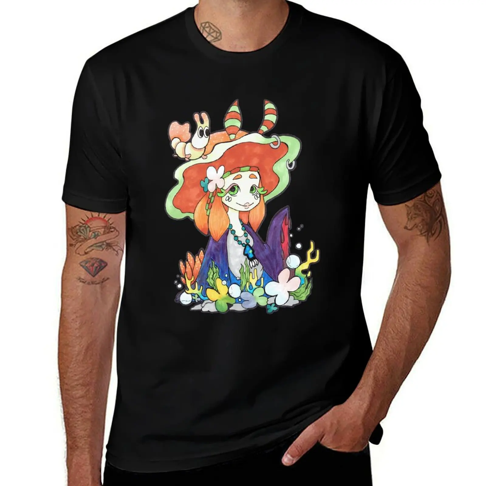 Flow T-Shirt Retro Graphic Print T-Shirt