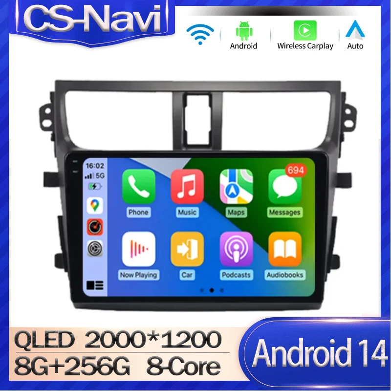 

Android 14 Car Radio For SUZUKI CELERIO CULTUS 2015 2016 2017 2018 GPS Navigation Auto Stereo Wifi Multimedia Player No 2din