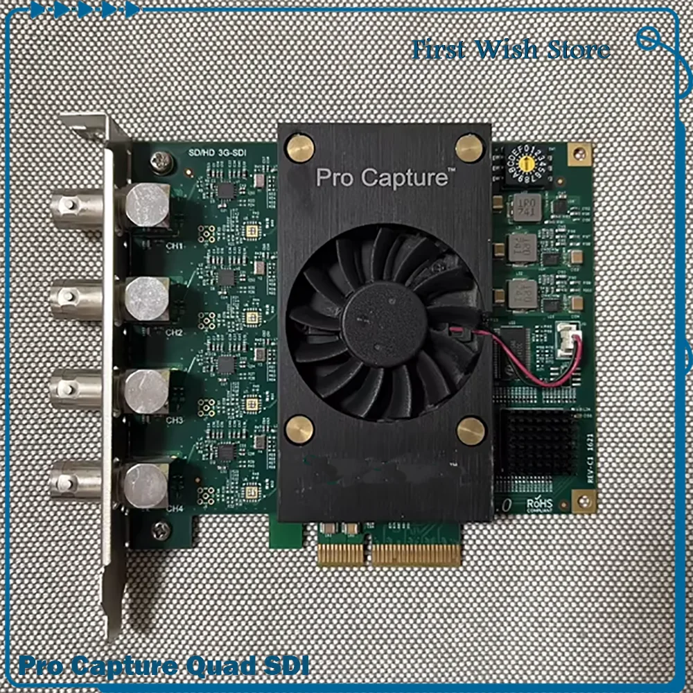 

4-channel high-definition acquisition card Pro Capture Quad SDI