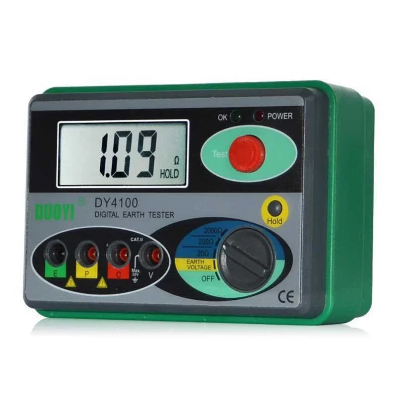 

For DY4100 Digital Earth Ground Resistance Tester with Higher Accuracy Meter Digital Earth Tester WDY4100