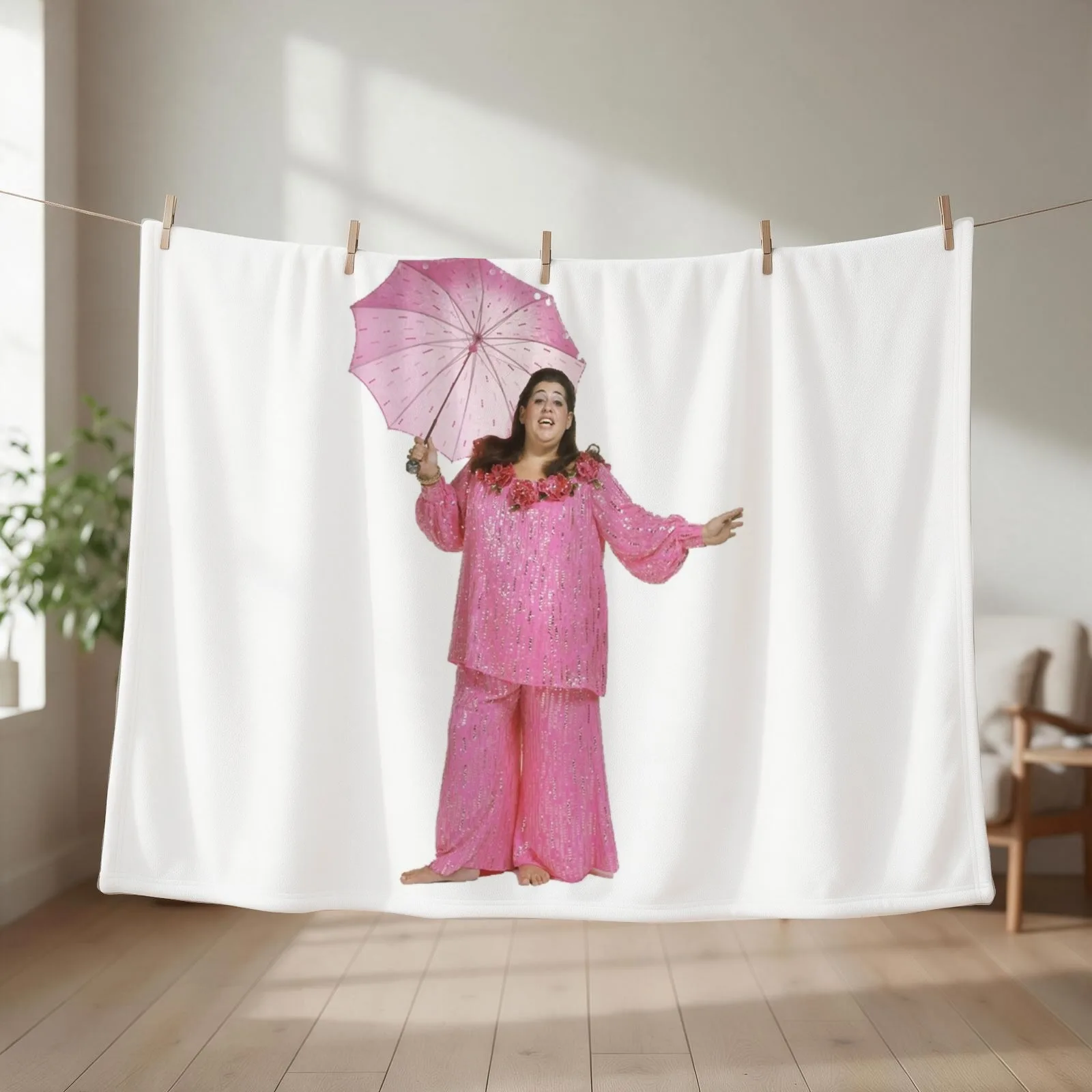 Cass Elliot Throw Blanket couch cozy soft plush fuzzy picnic outdoor blanket