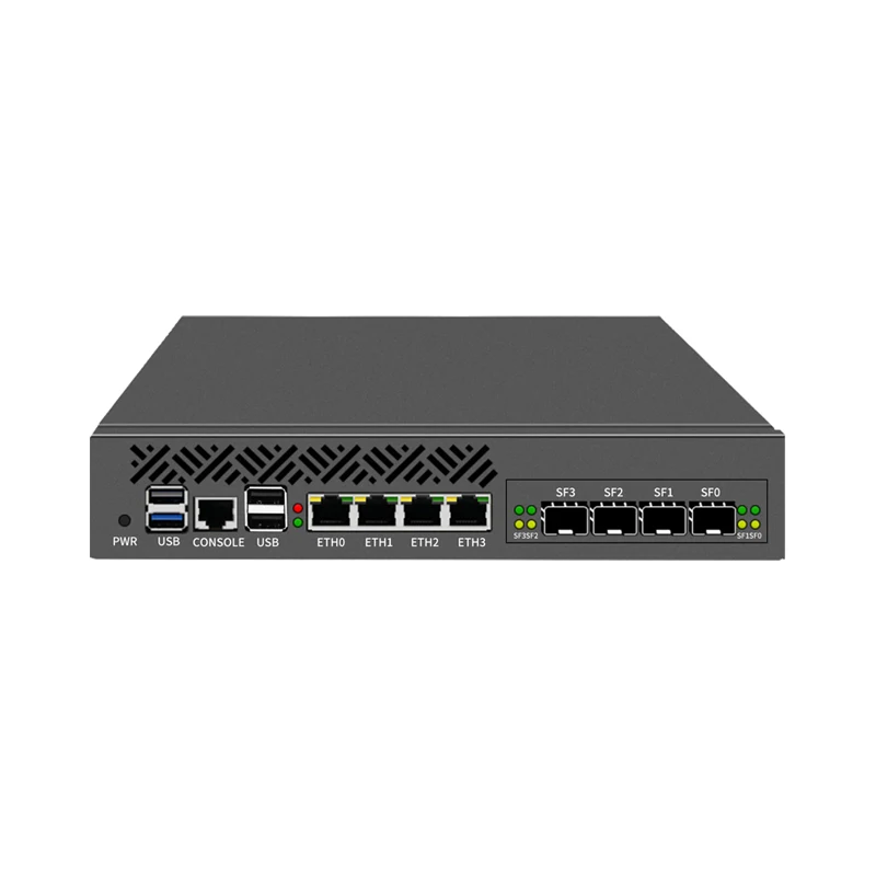 Worlivo 9.5 pollici montato su rack I226 N150 Intel Gateway 4*2.5G Ddr5 Espansione 1G 10G 10Gb Sfp + 1U Mini Pc Server Router Firewall