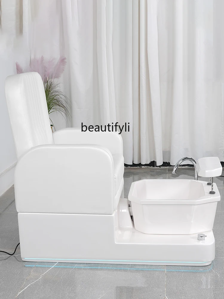 Manicure Chair Multi-Functional Nail Foam Sofa Foot Bath Nail Massage Spa Eyebrow Tattoo Eyelash Chair