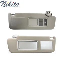 Visera de Sol para Toyota Land Cruiser J12, color gris y Beige, lado izquierdo y derecho, lado del conductor y del pasajero, 2002, 2003, 2004, 2005, 2006-2009