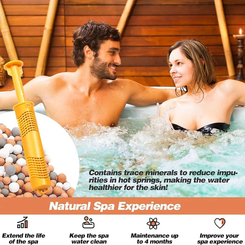 ABKP-3Pack سبا العصي المعدنية، حوض استحمام ساخن المعدنية عصا إدراج تصفية لمرشحات المنتجعات الصحية حمام سباحة بركة السمك