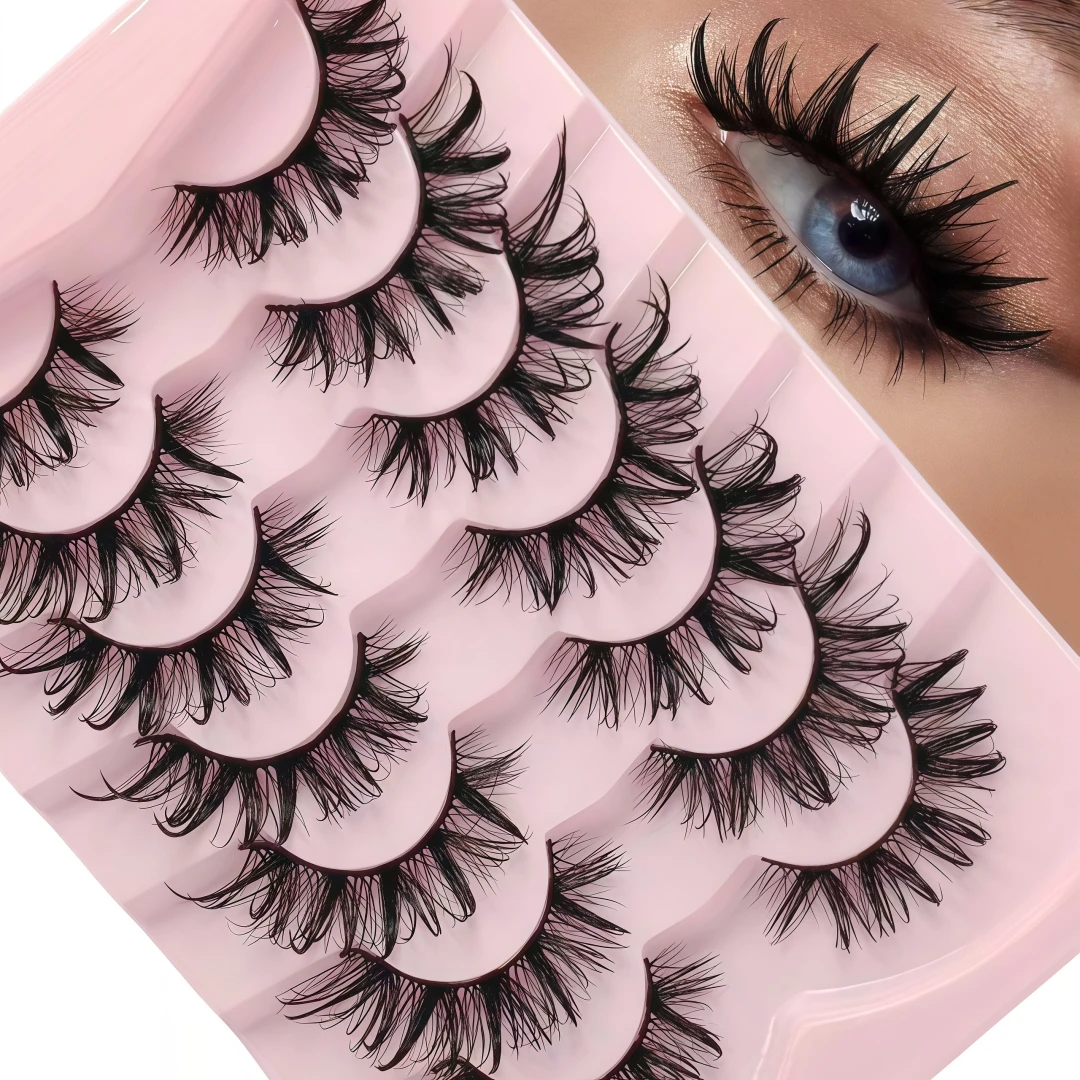 European and American comic-inspired Thai-style thick, large-eyed, demonic one-piece false eyelashes for cosplay Barbie-style ey