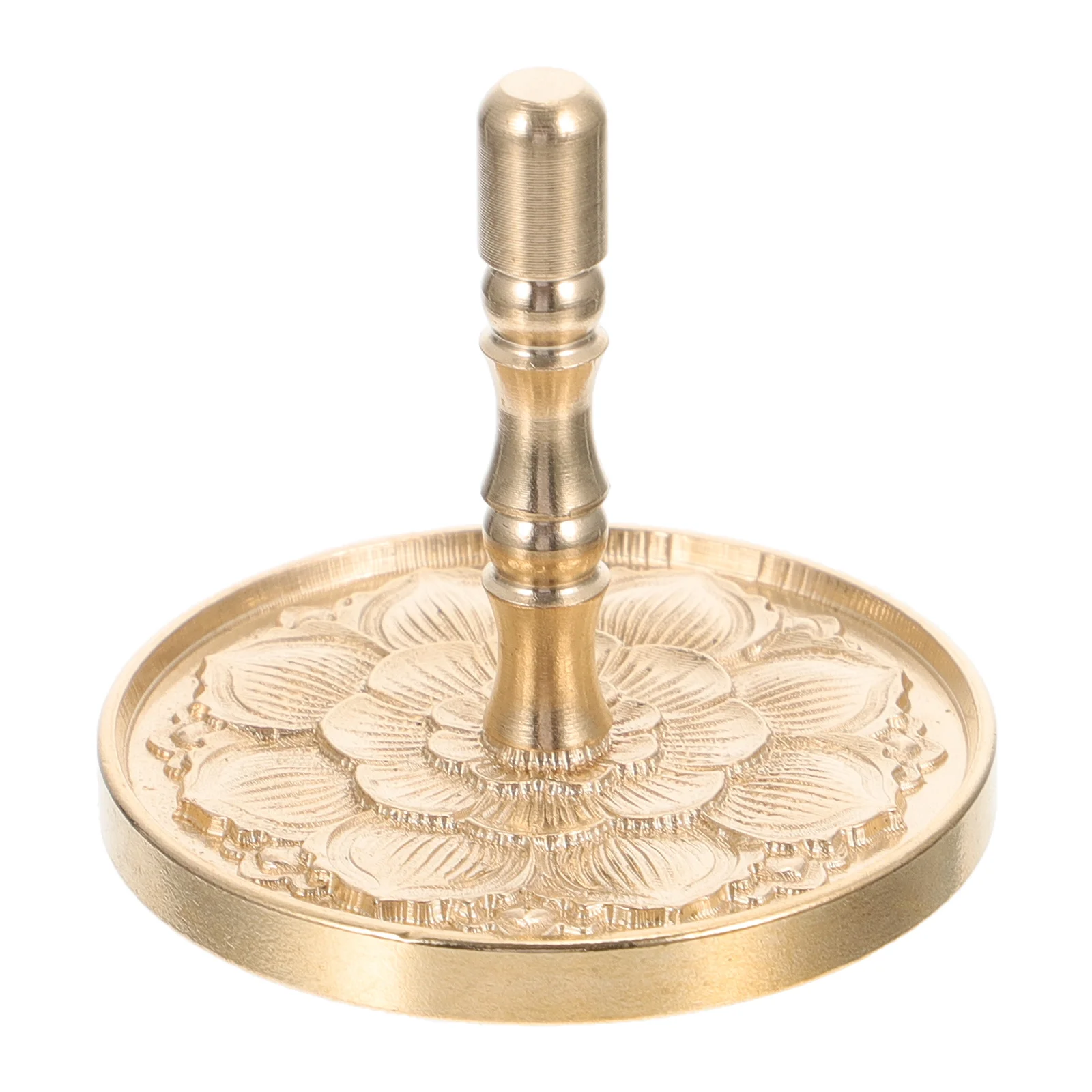 Presse à cendres d'encens en laiton, Design de Lotus délicat, pour la maison, le bureau, le Yoga, la méditation, outil de pressage de cendres, 1 pièce