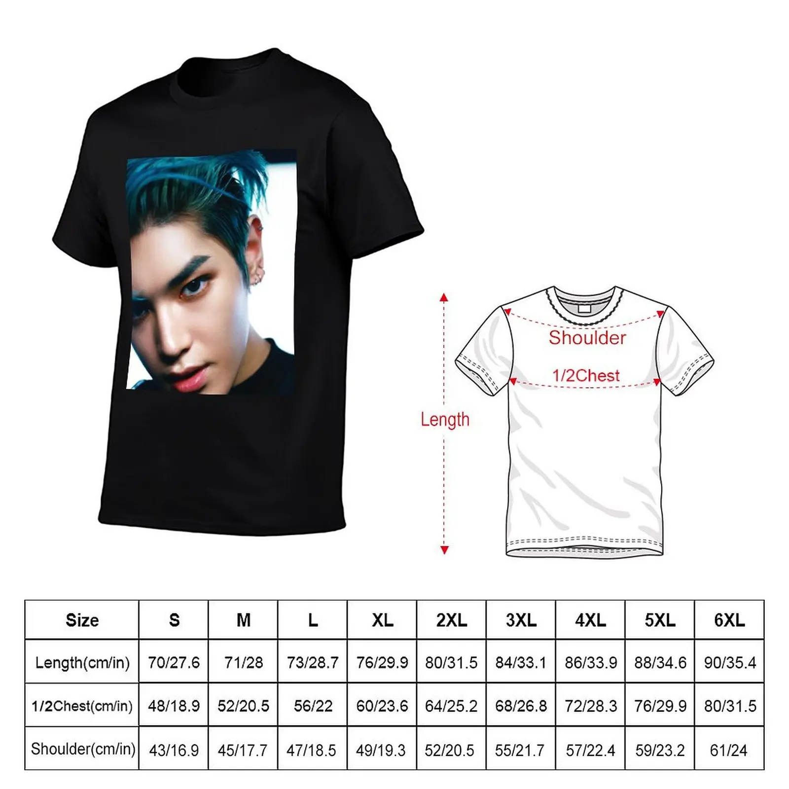 SuperM Taeyong 03 T-Shirt Modern Print Casual T-Shirt
