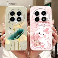 For Realme 13 Pro 13Pro+ Elegant Sunflower Tulip Printed Phone Case For Realme 13Pro 13 Pro Plus 5G Jelly Silicone Soft Cases