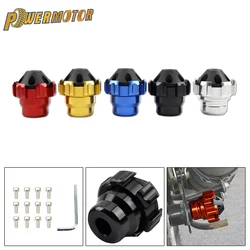 Motorcycle CNC Aluminum Fork Protectors Anti-drop Block Accessories for KTM Yamaha Honda Suzuki Universal Scooter Motocross