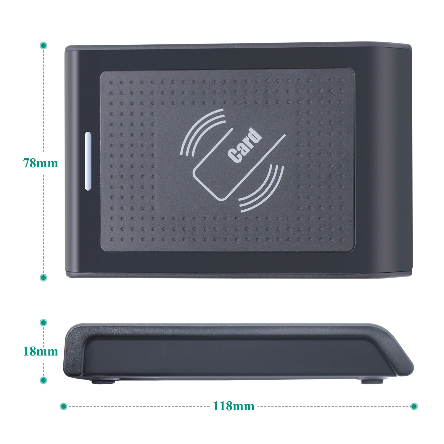 RFID Reader 13.56MHZ+125KHz Reader Reads 1326 Proximity Cards & EM4100 ID Card &Mifare Classic Card USB Reader Keyboard for Linu