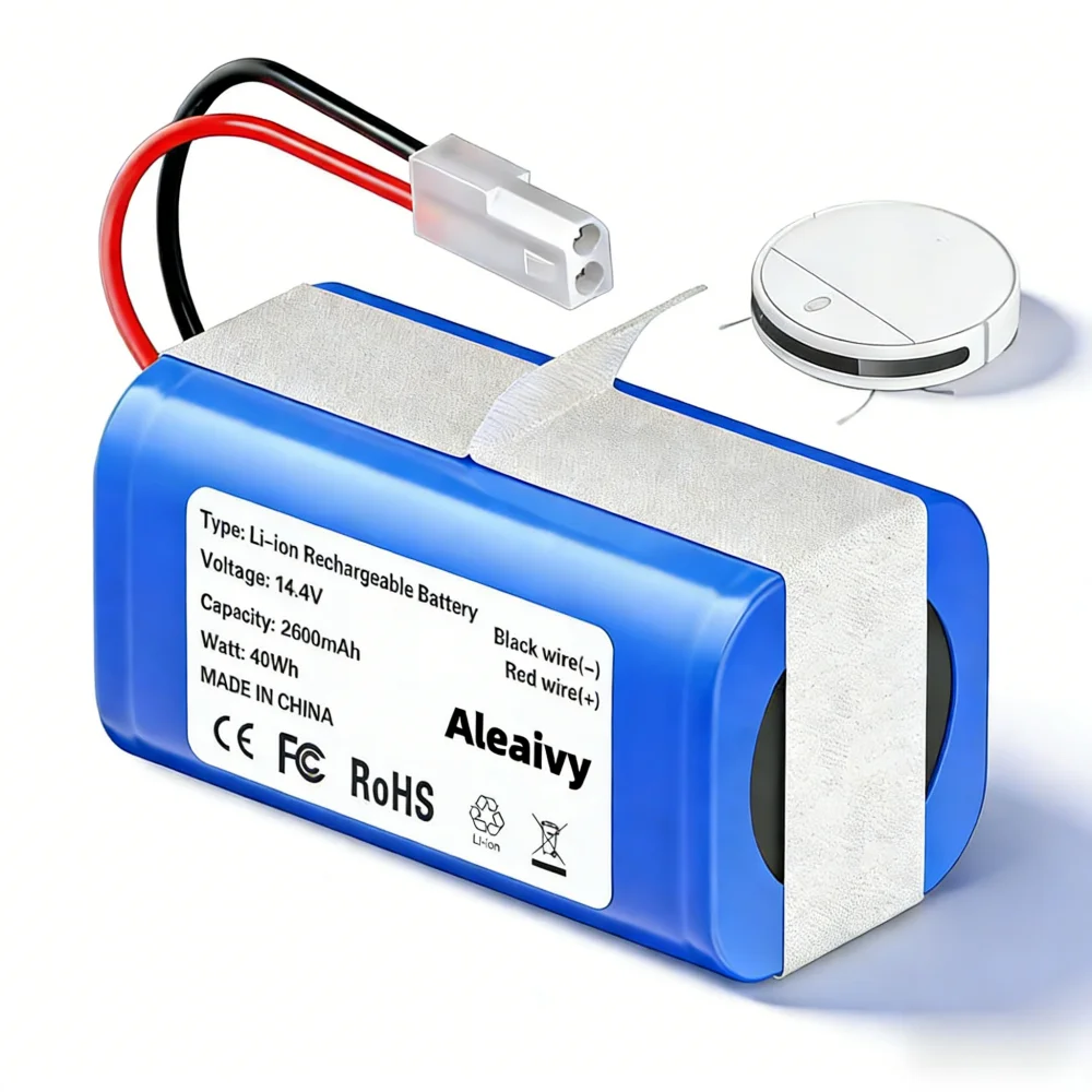 Batterie H18650CH-4S1P pour Xiaomi MI G1 Mi Robot Vacuum Mop Essential MJSTG1, Mijia G1, SKV4136GL, Tefal Explorer Series 3500mAh
