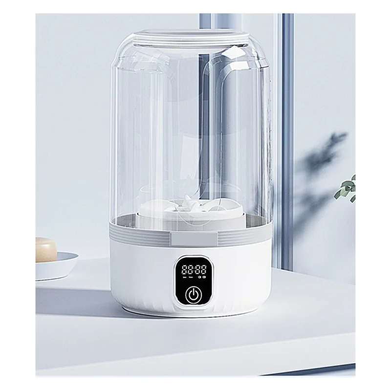 غسالة KYCOR المحمولة، غسالة صغيرة لاسلكية لتنظيف الجوارب والملابس الداخلية وملابس الأطفال والفنادق والسفر والتخييم #3