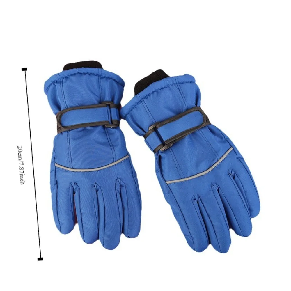 Practical Waterproof Kids Ski Gloves Finger Warm Thicken Children Gloves Warm Non-slip Winter Mittens