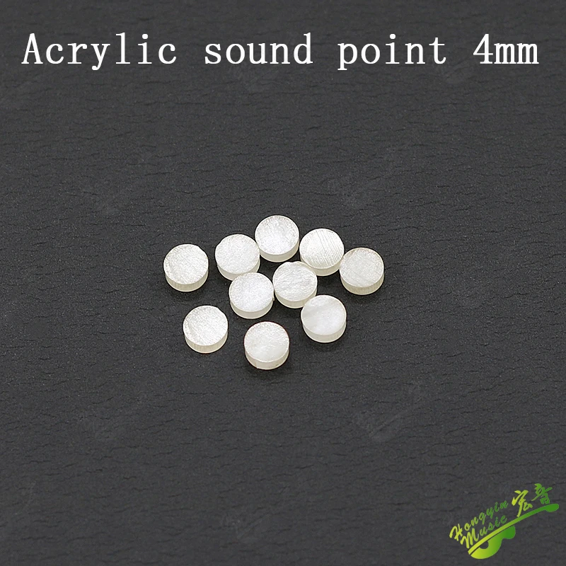 10Pcs 4/5/6mm Acrylic Guitar Fretboard Inlay Dots White Black Sound Tone Point Fingerboard Position Markers Guitar Repair Parts