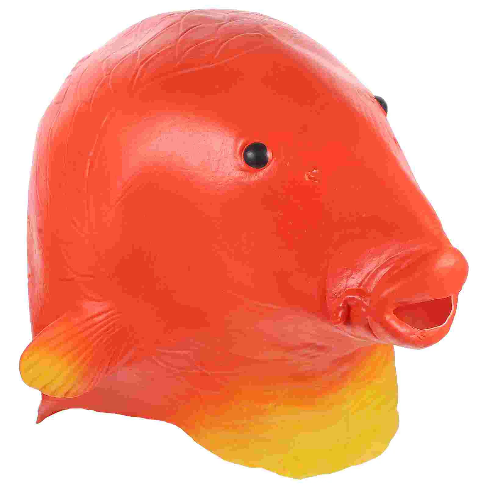 

Halloween Cosplay Carp Headgear Carp Head Mask Animal Head Mask Cosplay Supply for Party halloween mask