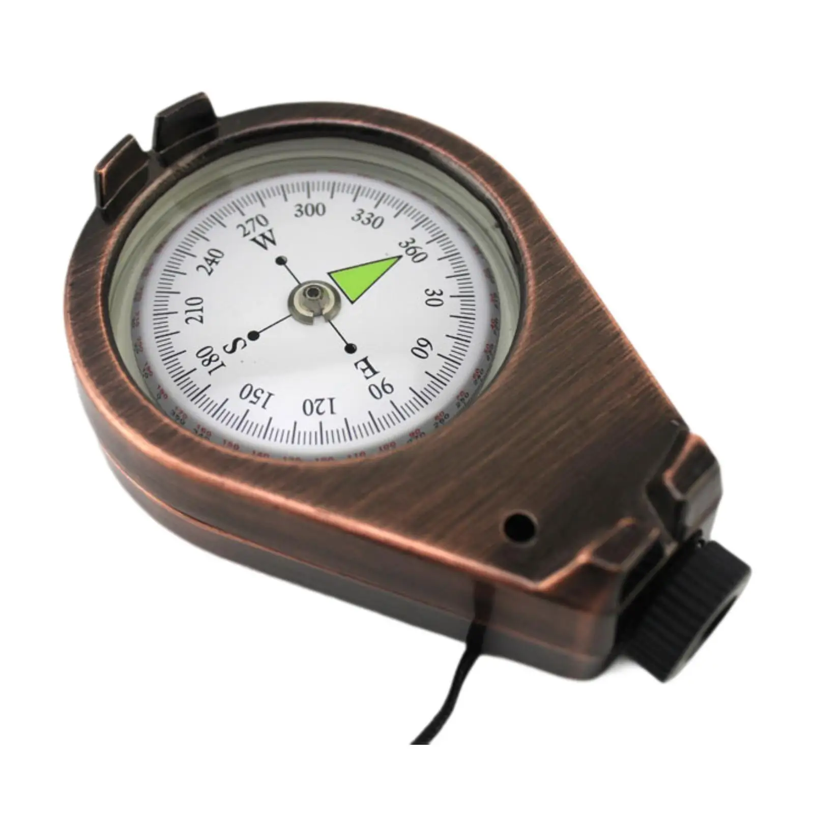 Portable Compass Sturdy Multifunctional Built in Damping Oil Survival Compass for Survival Exploring Outdoor Camping Hunting