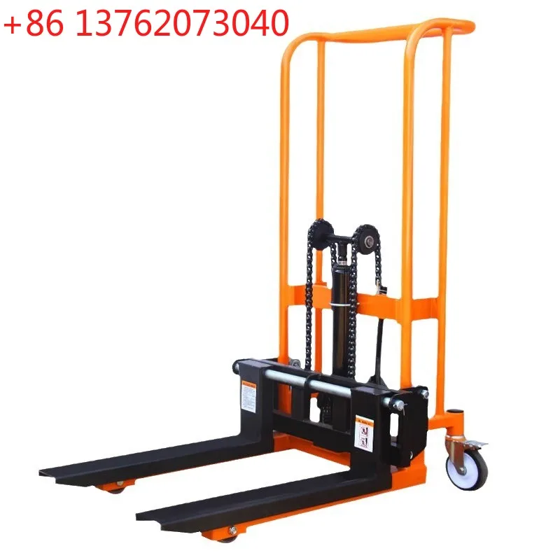 New small mini lifting forklift home manual hydraulic loading and unloading trolley
