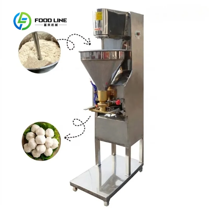 Beef Meat Ball Small Mni Boiling Stainless Steel Meatball Maker Fishball Make Machine Food Shop