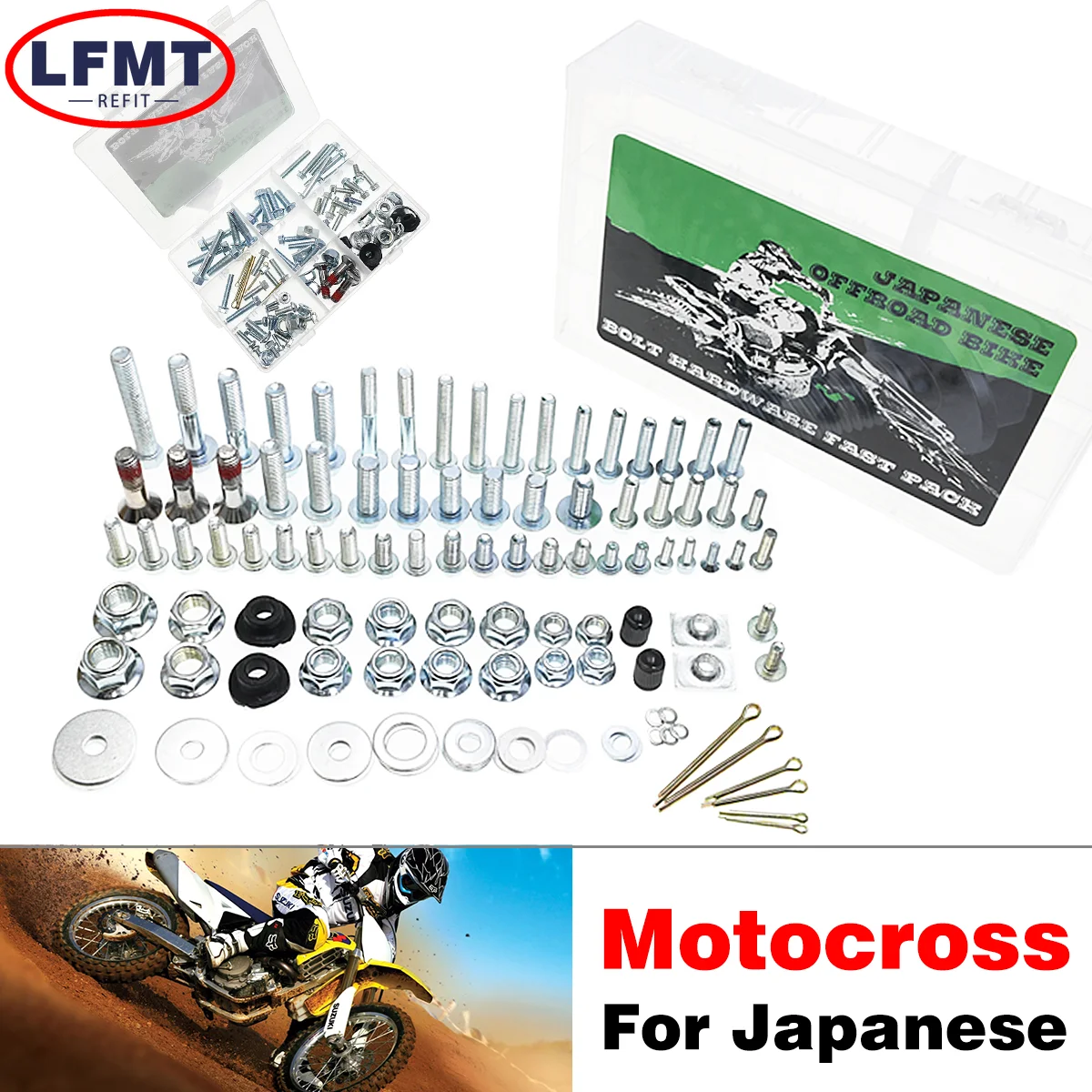 Hardware Bolt Full Plastics Fastener Kit For KTM XC XCF XCW SXF EXC EXCF KAWASAKI KX KLX YAMAHA YZ WR HONDA CR CRF SUZUKI RM RMZ