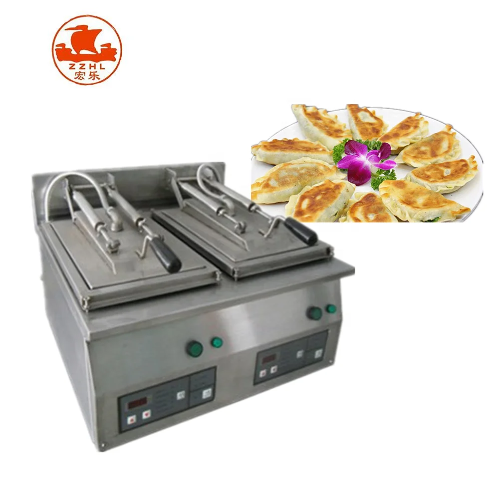 High Quality Electric Pot Sticker Fried  Dumpling Frying Machine