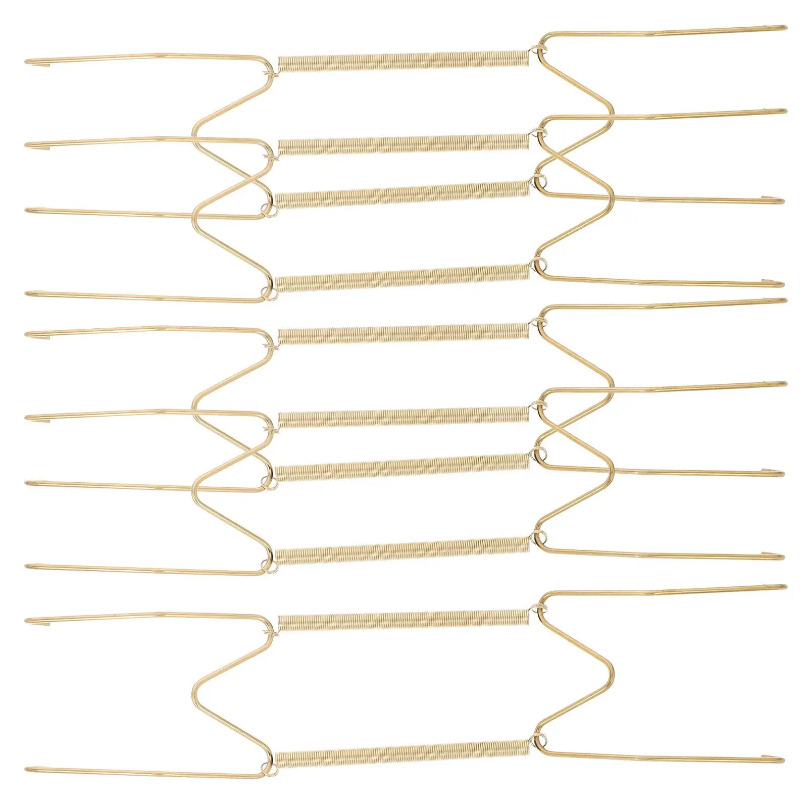 

6pcs W Decorative Plate Hooks Heavy Plate Holders Duty Steel Golden for Plates Small Holders Adhesive